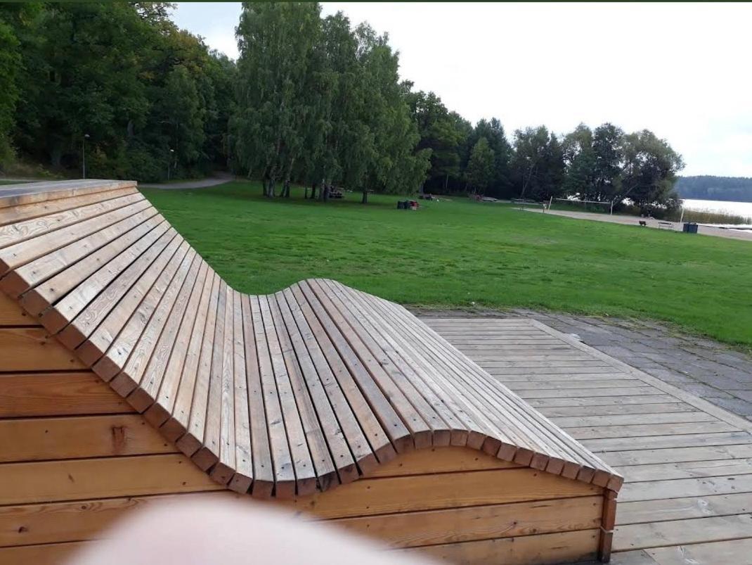 Close To The Metro And The Beach!!! With A View Of The Scandinavian Forest Stockholm Buitenkant foto